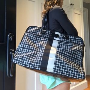 SOLD Kate Spade Noel Jacquard Weekend Tote LARGE